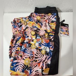 North Face Hydrenaline Windwall Standard Fit Floral Active Jogger Track Pants M